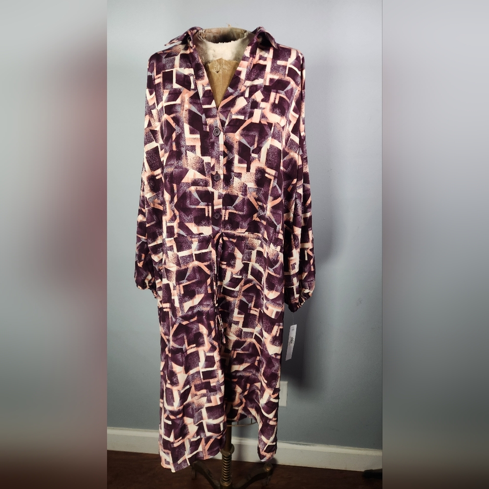 Adorne Casual Geometric Dress 1x